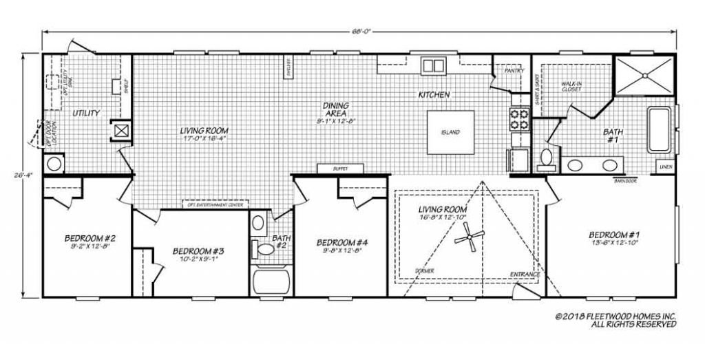 Pegasus 4 bedroom Floor Plan